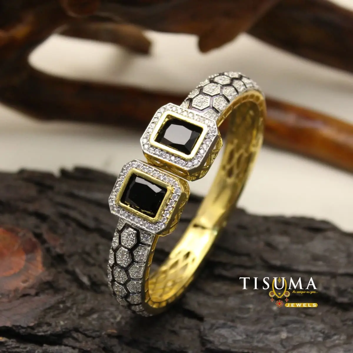 Honeycomb Kada Bracelet